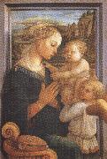Filippo Lippi.Madonna with Child and Angels or Uffizi Madonna (mk36)